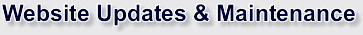 Website Updates & Maintenance